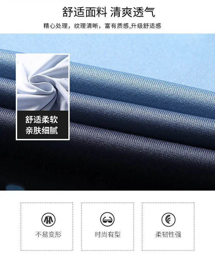 Summer Quick Drying Men's Sets Fashion tracksuits Casual Ice Silk