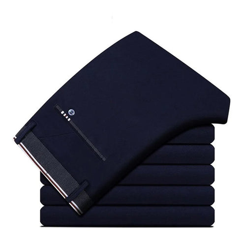 Men's Spring Autumn Fashion Business Casual Long Pants Suit Pants Male