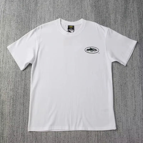 2026 Summer New Small Boat Printed Short Sleeve T-shirt Loose Round