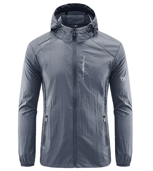 Men's UPF 50+ UV Protection Windbreaker Quick Dry Jacket Outdoor
