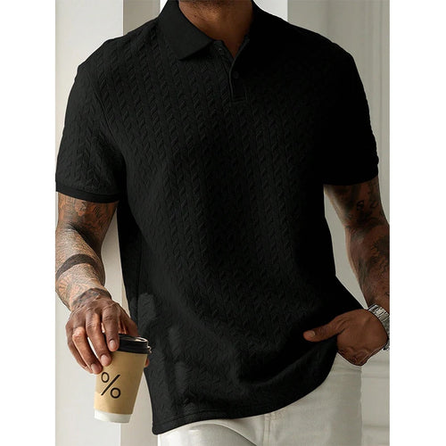 Mens Polo Shirt Summer Short Sleeve Male Polos Streetwear Man Tops