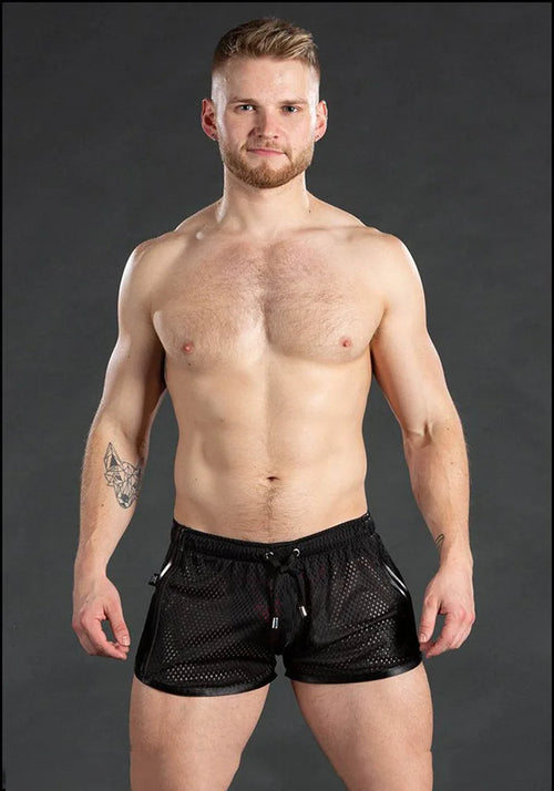 Men's sweatpants hole dry breathable sexy beach outdoor casual