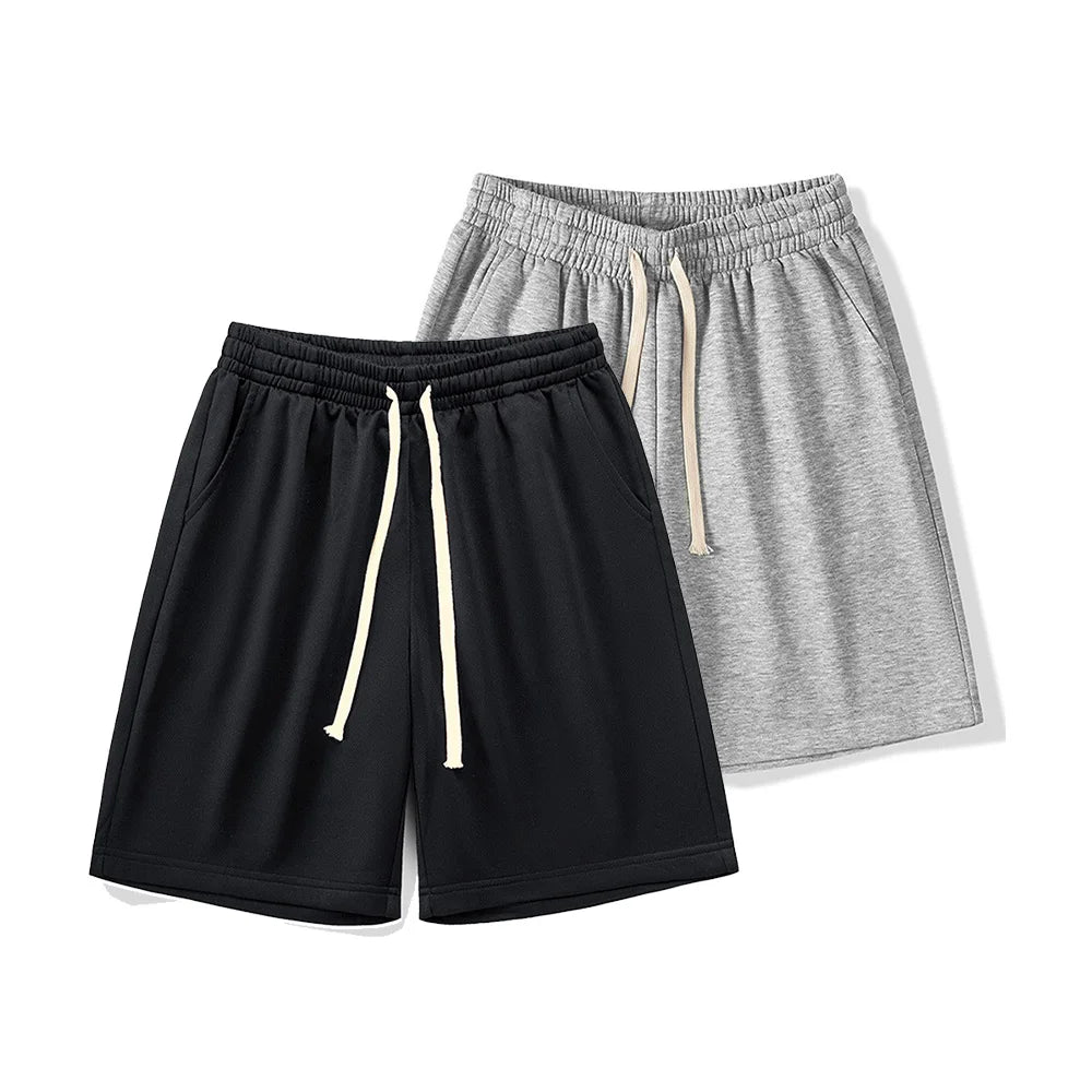 Summer New Drawstring Shorts Men Casual Jogger Sweathshorts Casual