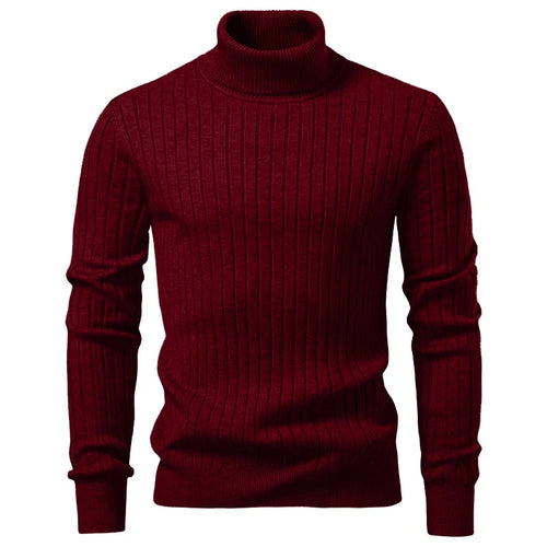 Animal Game Men's Cold Blouse Casual Sweaters Woolen Turtleneck