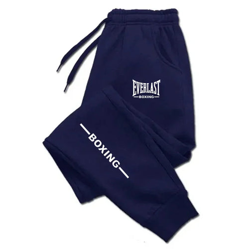 2025 Autumn Winter EVERLAST Printed Running Pants Men Women Outdoor