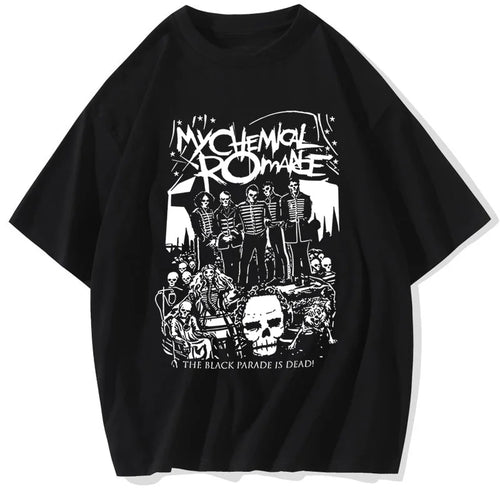 Summer My Chemical Romance Mcr Dead Men's T-Shirt Black Parade Punk