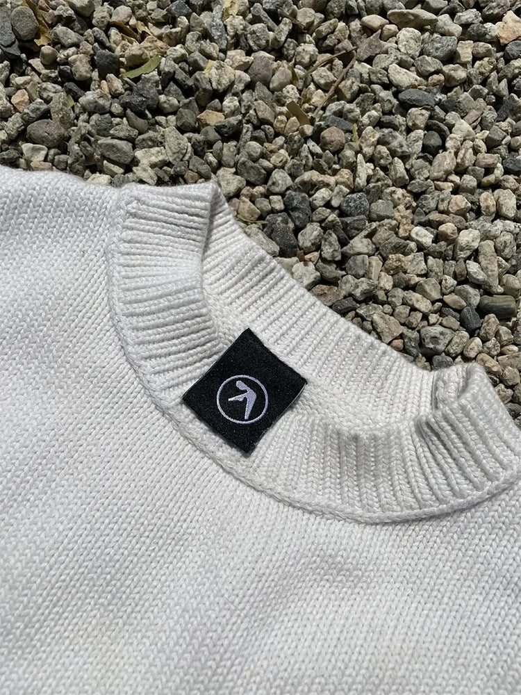 Men's Sweater Y2K Aphex Twin Knit Oversized Pullovers Gothic Jumper