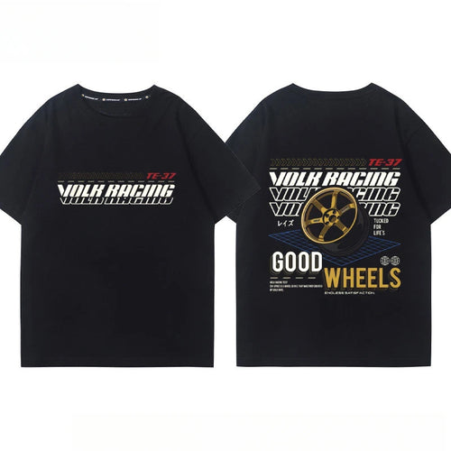 RA Wheel Rim TE37 Wheel Hub Modified Car Short Sleeve Men's and