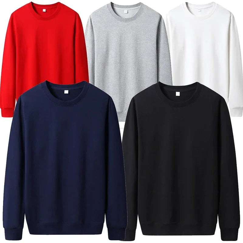 Men's Fashionable Thin Solid Color Hoodie Ideal for Autumn Casual