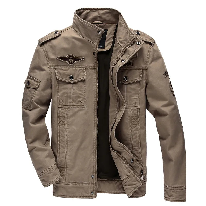 New 2023 Casual Army Military Jacket Men Plus Size M-6XL Jaqueta