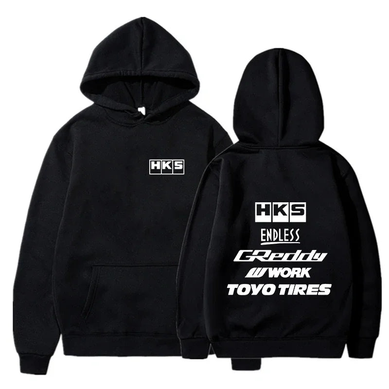 2025 Men Fashion Cool Hoodie Japan JDM Modified Car HKS ENDLESS Hoody