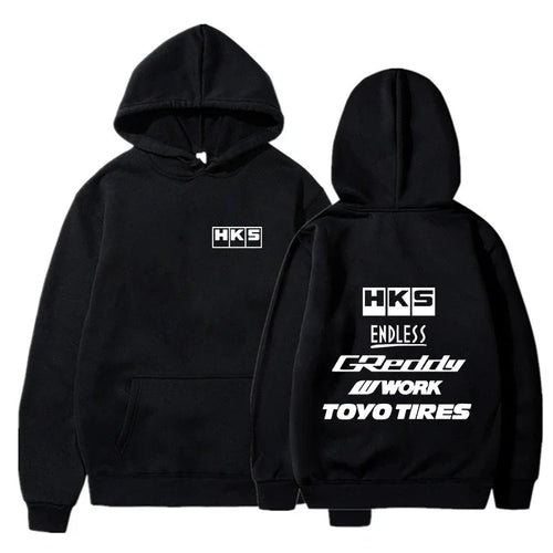 2025 Men Fashion Cool Hoodie Japan JDM Modified Car HKS ENDLESS Hoody