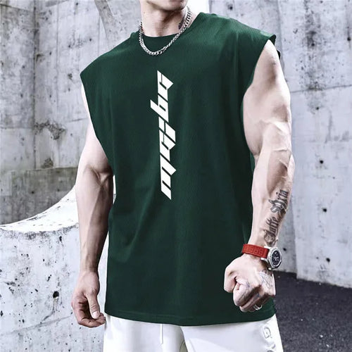 NEW Bodybuilding Sports Tank Tops Men Gyms Fitness Workout Sleeveless