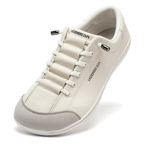 HOBIBEAR Unisex Barefoot Wide Toe Shoes Women Men Artificial Leather