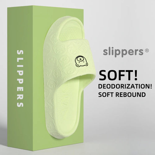 Summer Home Use EVA Slippers for Women Cute Cartoon Design Indoor