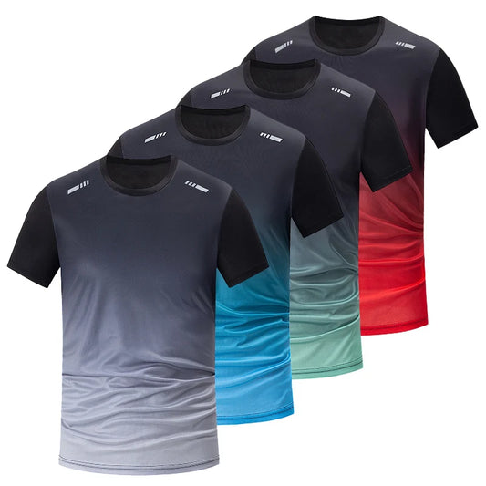 4/1/2 Pack Men's Gradient Quick-drying Sportswear Teenagers Leisure