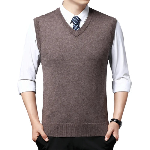 Men's Casual Sweater Vest Warm Comfortable Autumn Winter Fashion