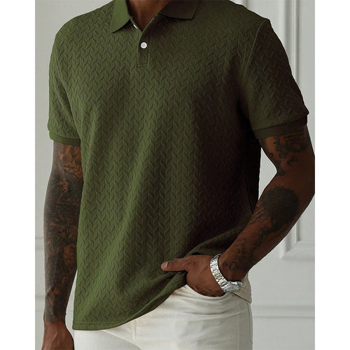 Mens Polo Shirt Summer Short Sleeve Male Polos Streetwear Man Tops