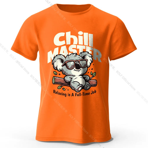 Whimsical Hand-painted Animal T-shirt 100% Cotton - Cute Cartoon Style