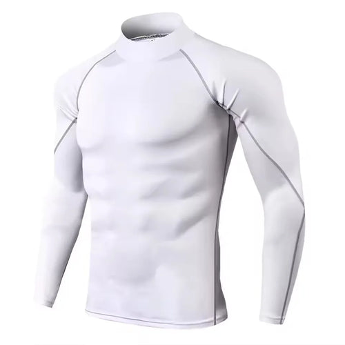 Men Compression Long Sleeve T Shirt Sportswear Male Skinny Tshirt
