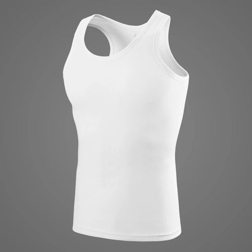 3/1 piece men's pure cotton vest fitness training jacket Four seasons