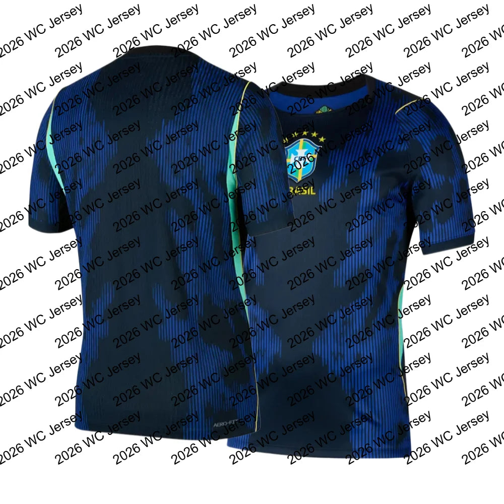 2026 New Season Brazil Team World Competition Away Jersey Men's Soccer