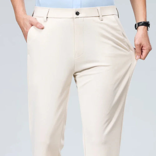 Spring Summer Thin Trousers Men Formal Dress Suit Pants Work Pants