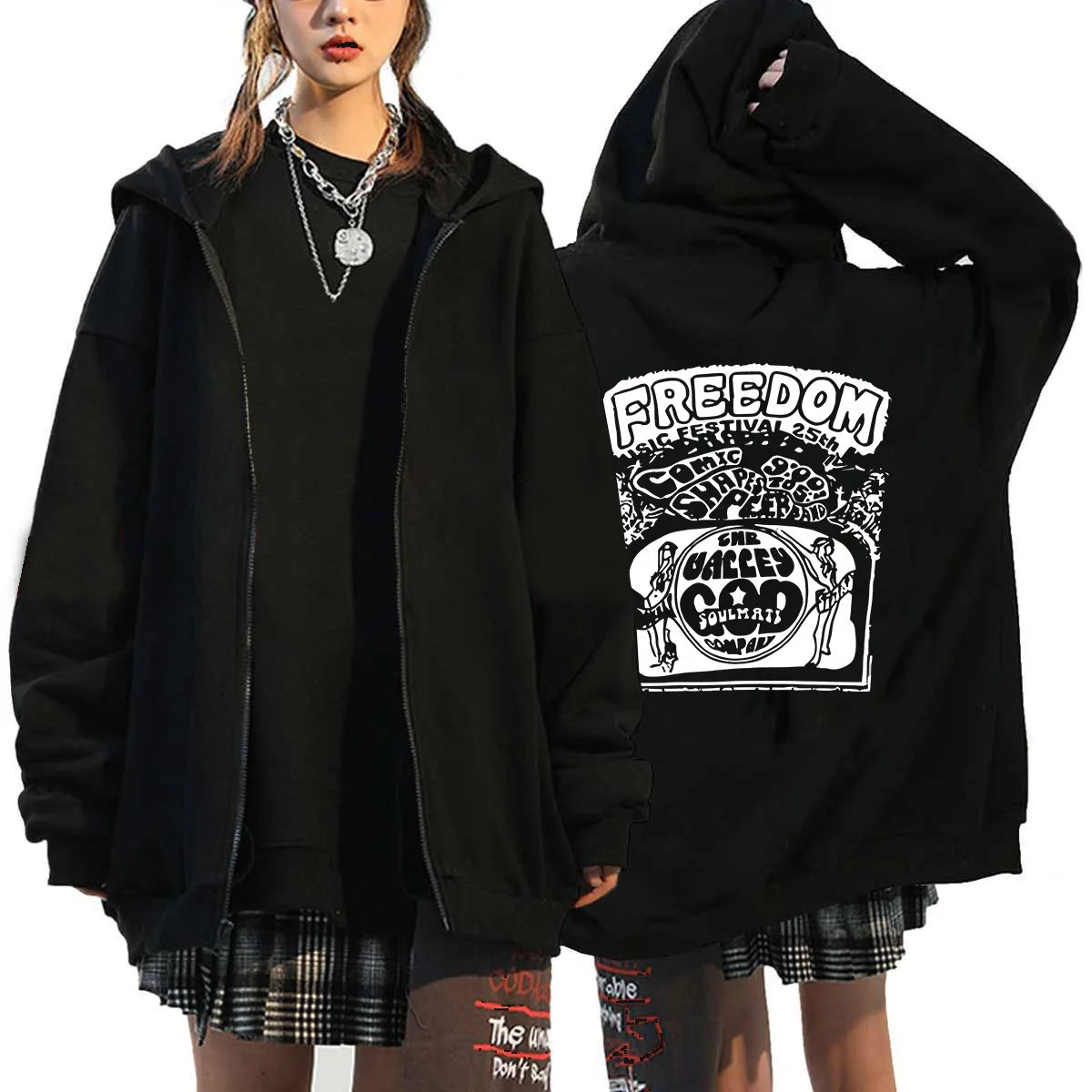 Simon Henriksson Zipper Hoodie "Scream of Fear" Simon's Role Playing
