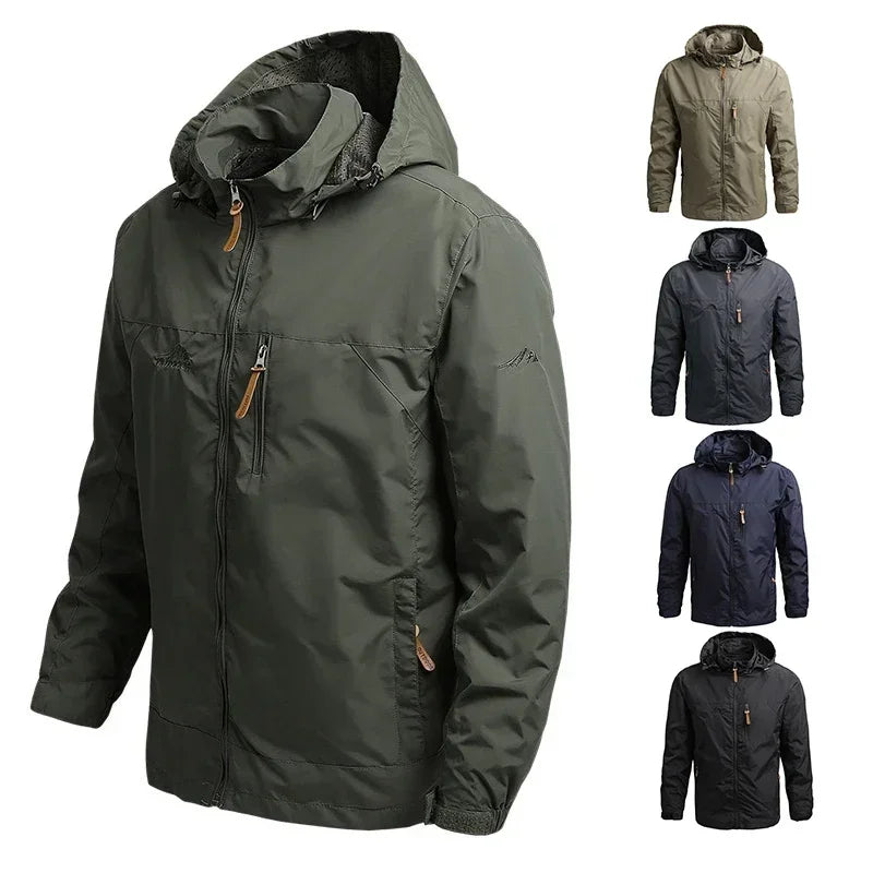 Autumn Winter Windbreaker Male Waterproof Field Jackets Hiking Camping