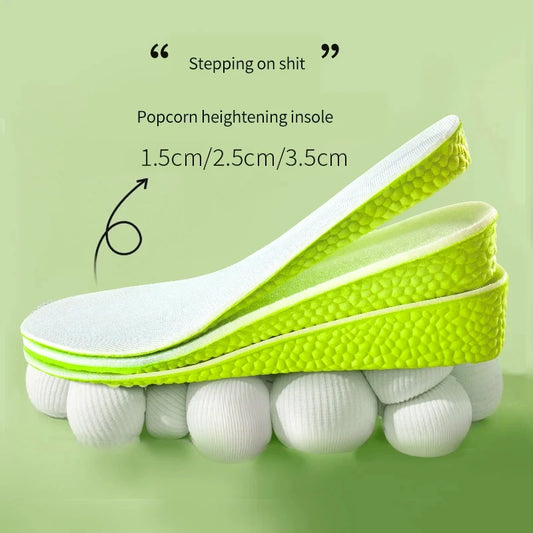 1Pair Sports Shock Absorption Insole for Feet Height Increase