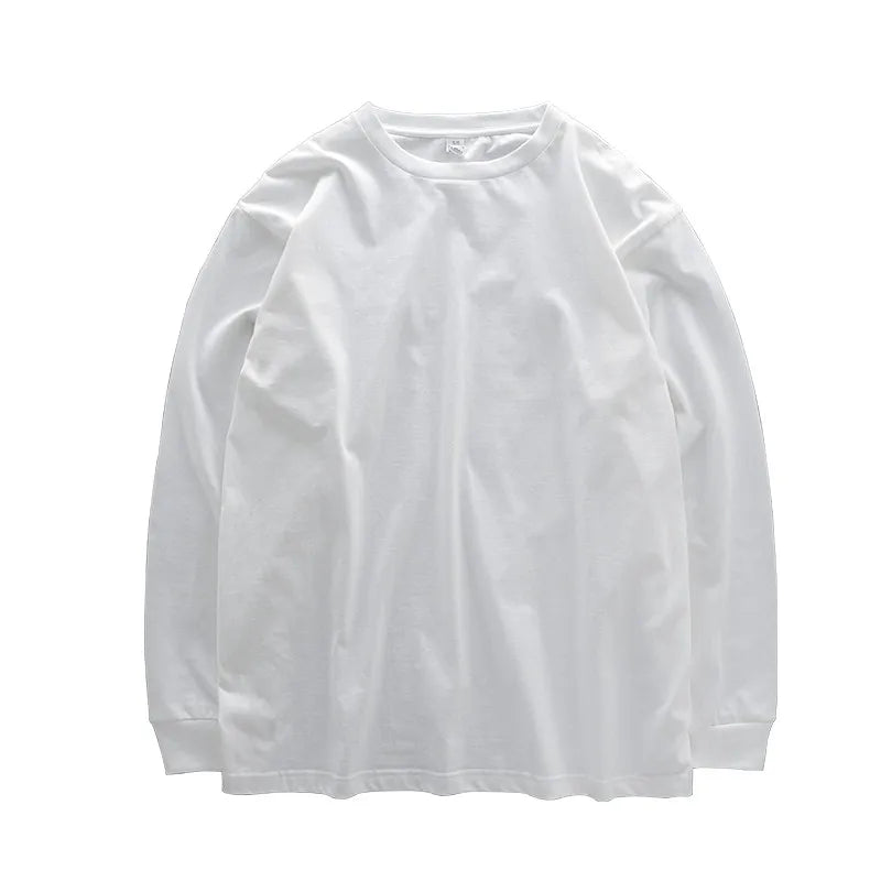 Dukeen 280g Heavyweight Long-Sleeved T-Shirt for Men 100% Cotton