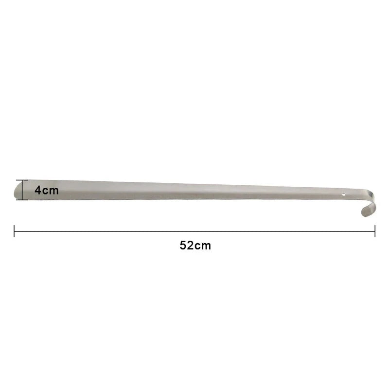 52cm Extra Long Shoe Horn Stainless Steel Silver Metal Shoes Remover