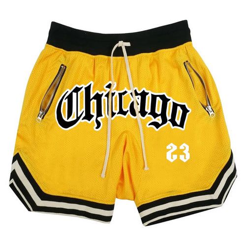 Summer New Men's Sports Fitness Shorts Men Basketball Game Training