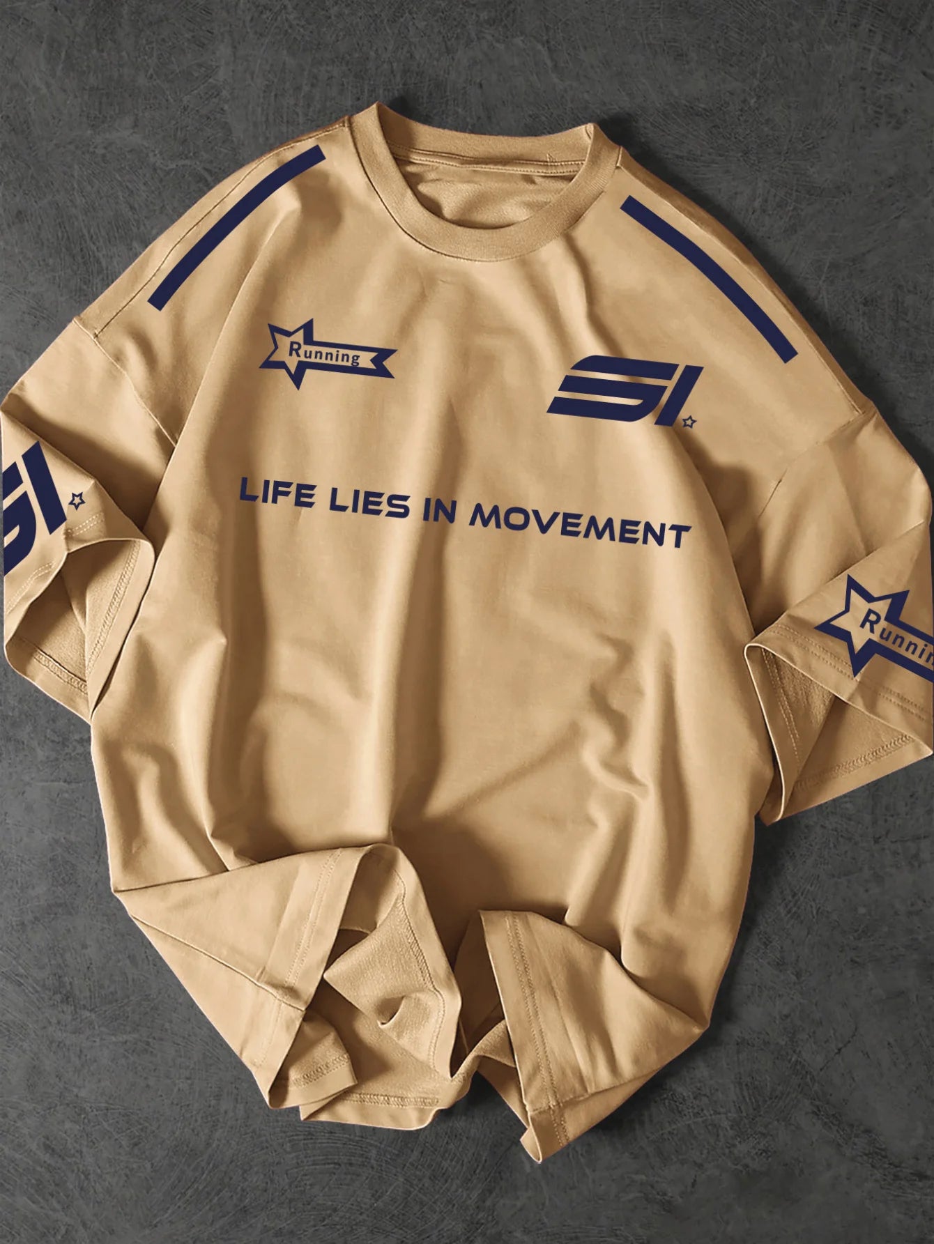 The new men's T-shirt for summer 2025 is a casual sporty breathable