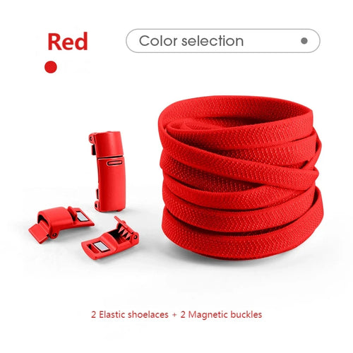 Magnetic Locking Shoelaces without ties Sneakers elastic laces