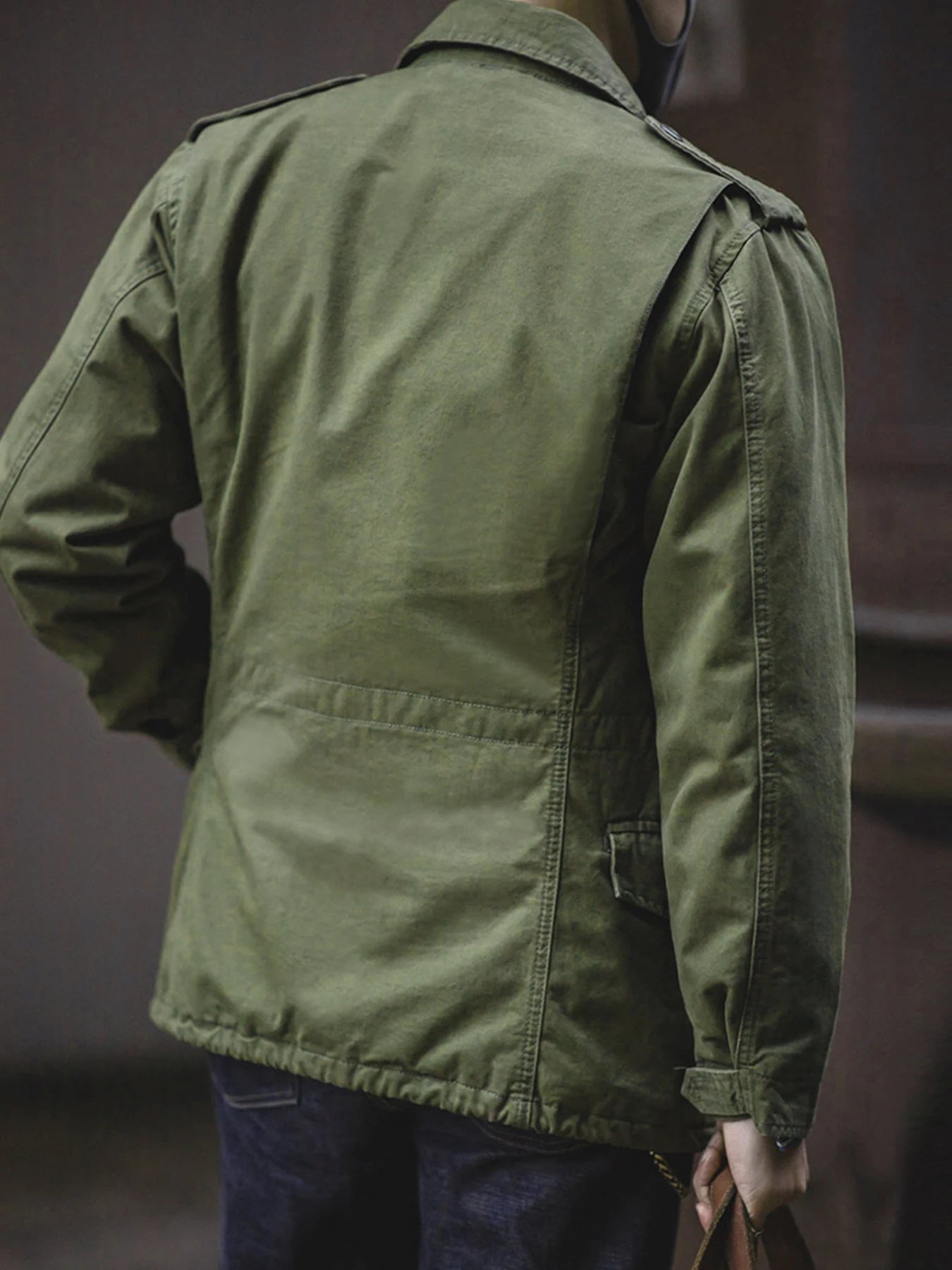 M65 Field Jacket, Men's Military Jacket, Retro Multi Pocket Collar