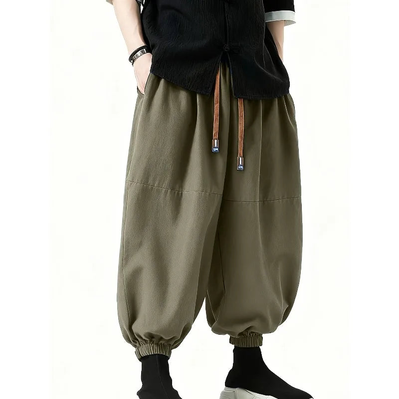 FGKKS Brand New Men Pants Fashion Korean Style Harem Loose Style