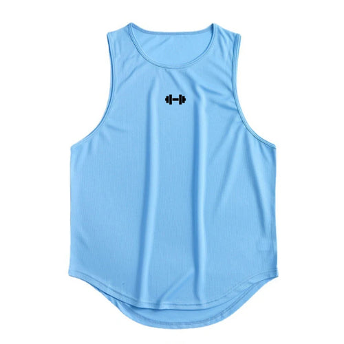 Summer Men's Gym Tank Top Fitness Training Clothing Quick-drying Loose
