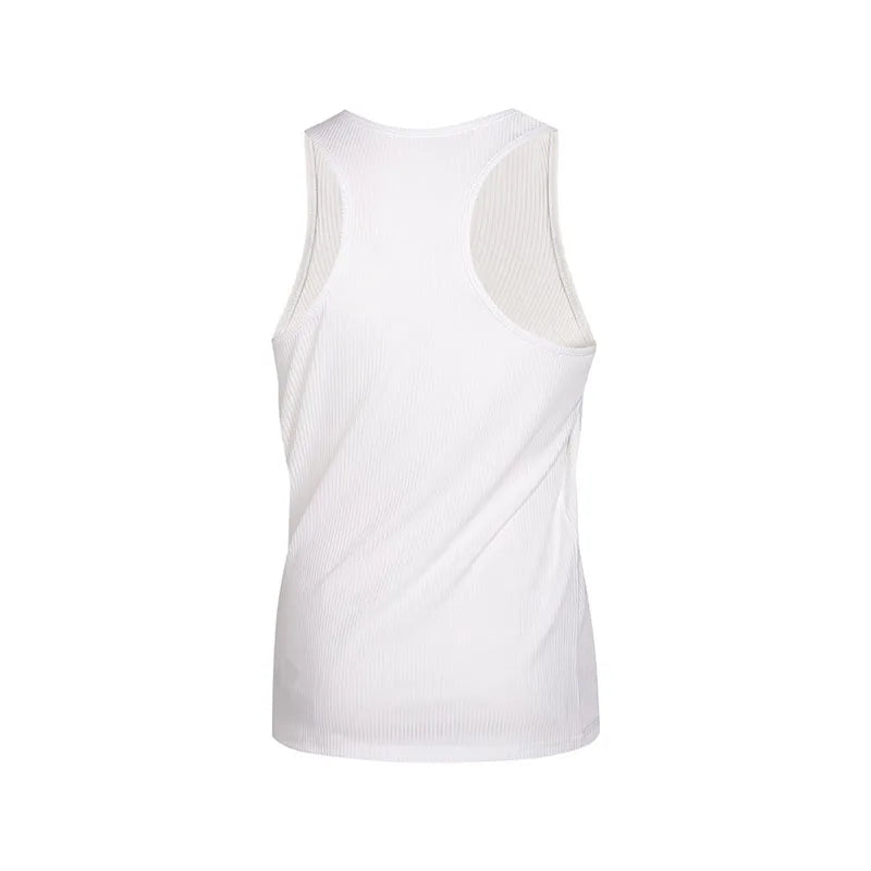 Men's Summer O-neck loose stripe gym Tank top Men Fitness sleeveless
