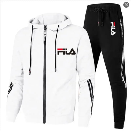 2026 Men's spring and Fall outdoor zipper jacket + sweatpants jogging