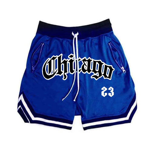 Summer New Men's Sports Fitness Shorts Men Basketball Game Training