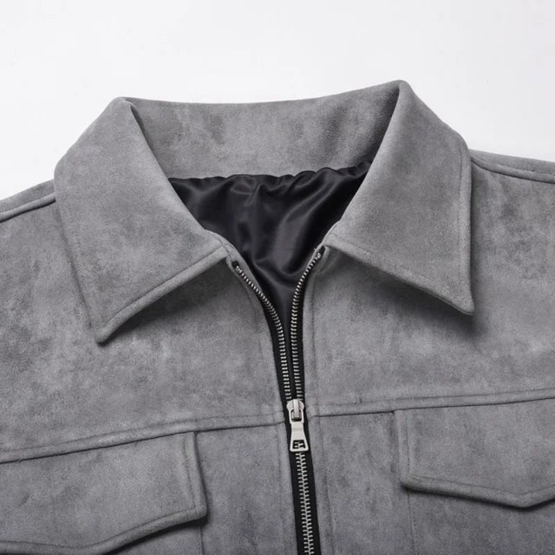 Autumn Jackets Oversize Casual Clothes High Street Pockets Laper