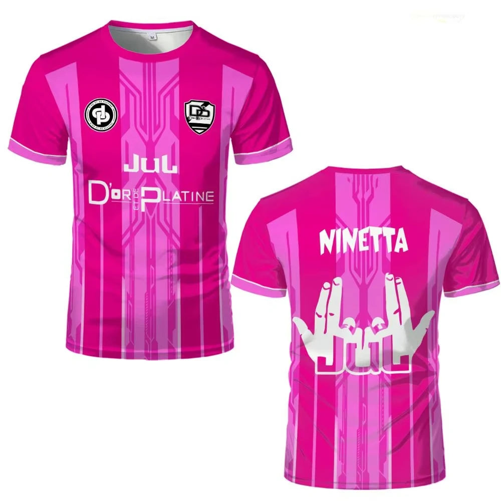 JUL Maillot TOTO Et Ninetta Jersey Men's And Women Trendy Rap Culture