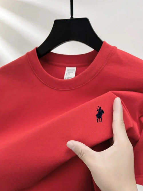 100% pure cotton short sleeve round neck men's T-shirt hot selling