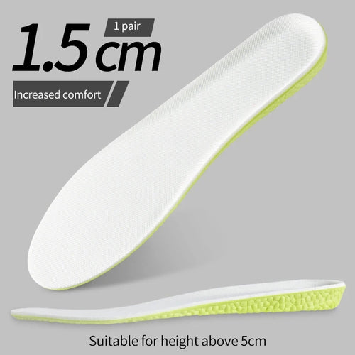 1Pair Sports Shock Absorption Insole for Feet Height Increase