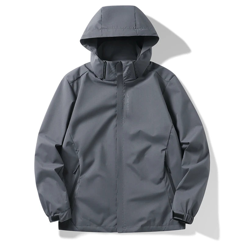 Autumn New Men's Mountaineering Jacket Windproof and Waterproof Fabric