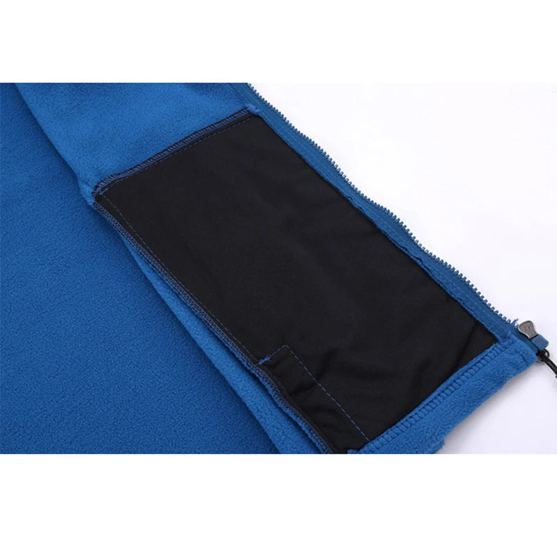 Soft Polar Fleece Jacket with Pockets Lightweight Outdoor Recreation