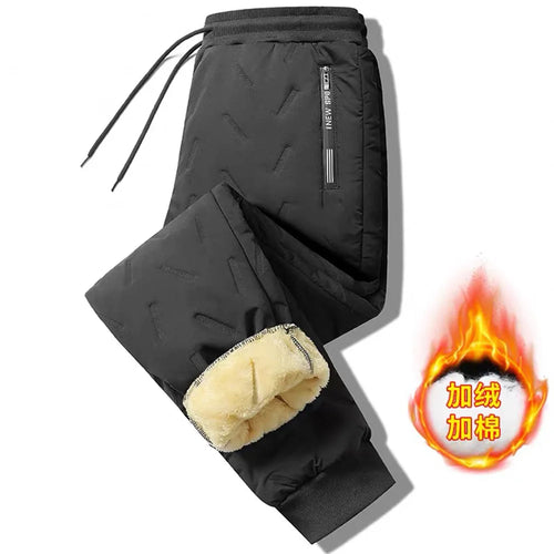 Winter Warm Suit Men's Two-piece Set Autumn and Winter Thickened