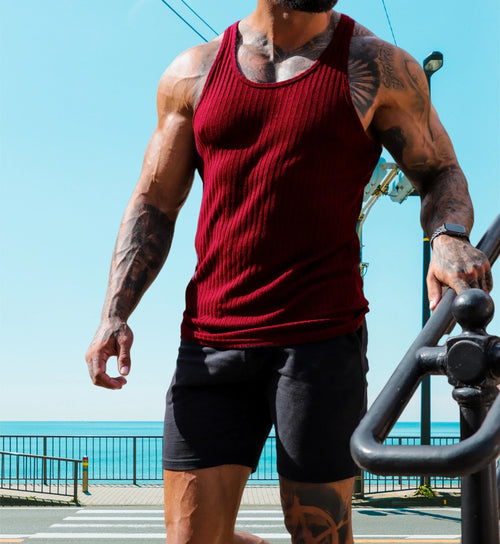 Men’s Gym Tank Top Clothing Summer Quick-dry Vest American Basketball