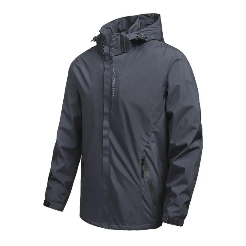 Men's Outdoor Waterproof Raincoat Lightweight Raincoat with Hood